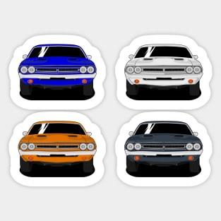 Challenger American Car Sticker